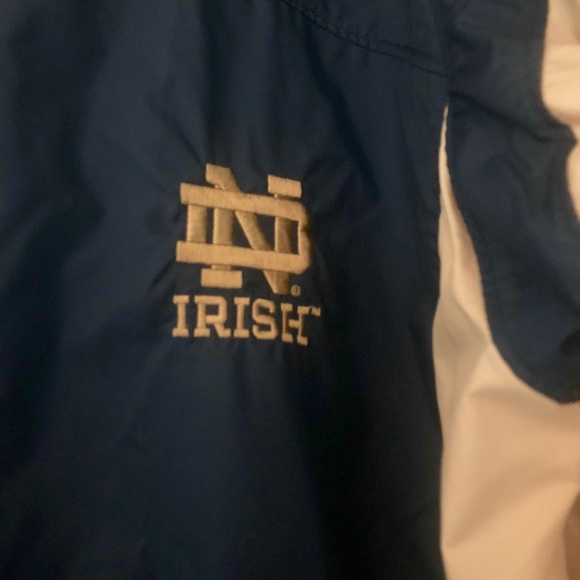 Columbia Norte Dame Windbreaker XL Great Condition - Picture 5 of 8